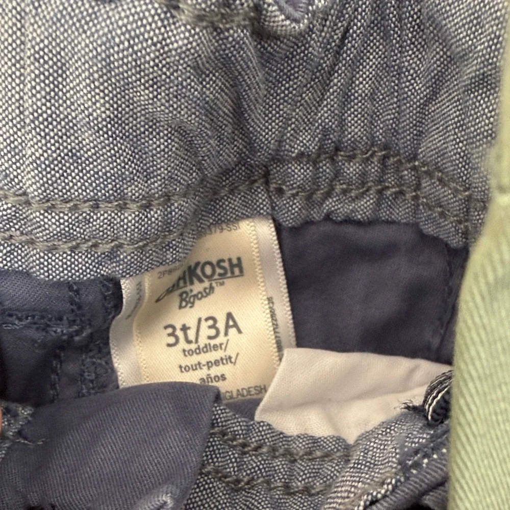 OshKosh B'gosh Toddler Boys Chino Pants - Green, Blue, Khaki